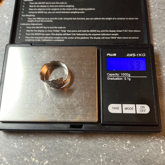 Vintage Sterling Silver UNCAS Floral Scroll Spoon Handle Ring - Picture 17 of 17